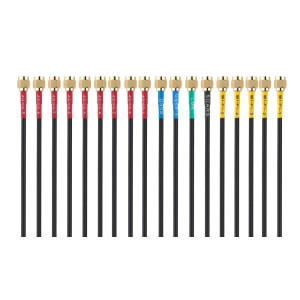 Taoglas PATR (Patriot) 18-in-1 Permanent Mount Antenna with SDARS and LMR Whip, staggered pigtail or 5m cables